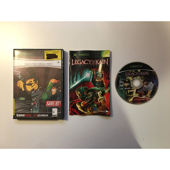 Legacy Of Kain Defiance (Microsoft Xbox Original, 2003) Eidos - Disc & Manual - Picture 1 of 4